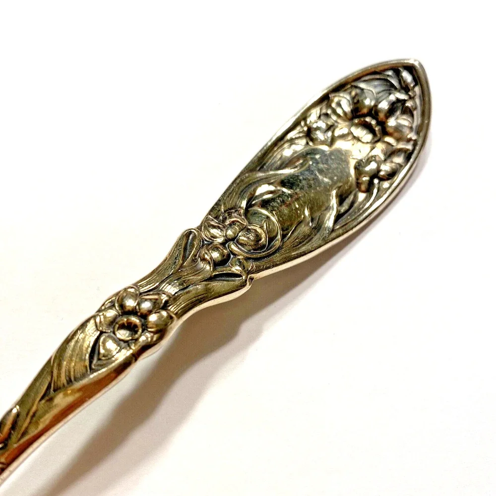 Silverplated Serving Spoon Gravy Ladle Oneida Narcissus 1908 Silver Flatware